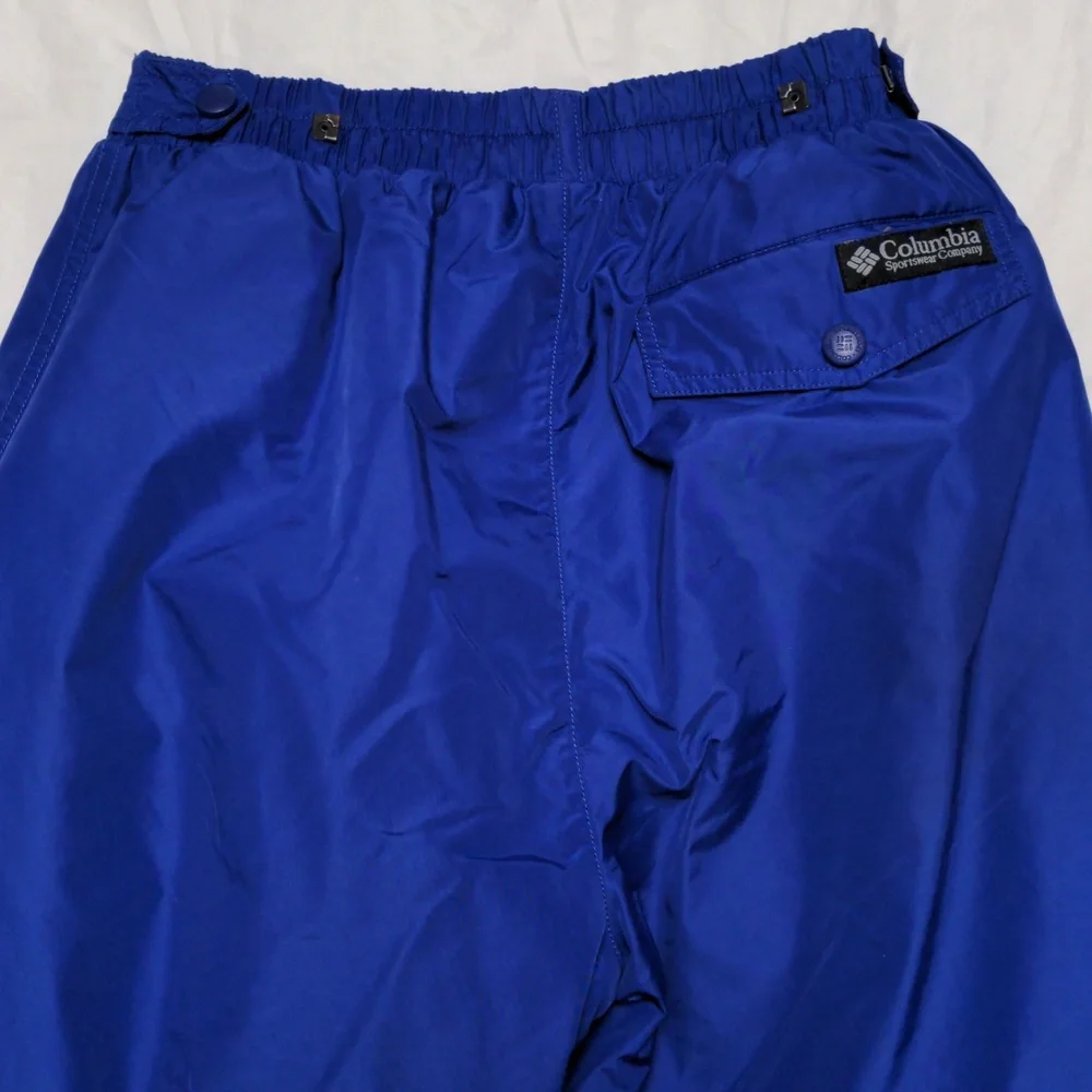Columbia Vintage 90s Purple/Blue Snow Ski Pants Winter Outdoor Snowboard Sz M - Picture 6 of 8